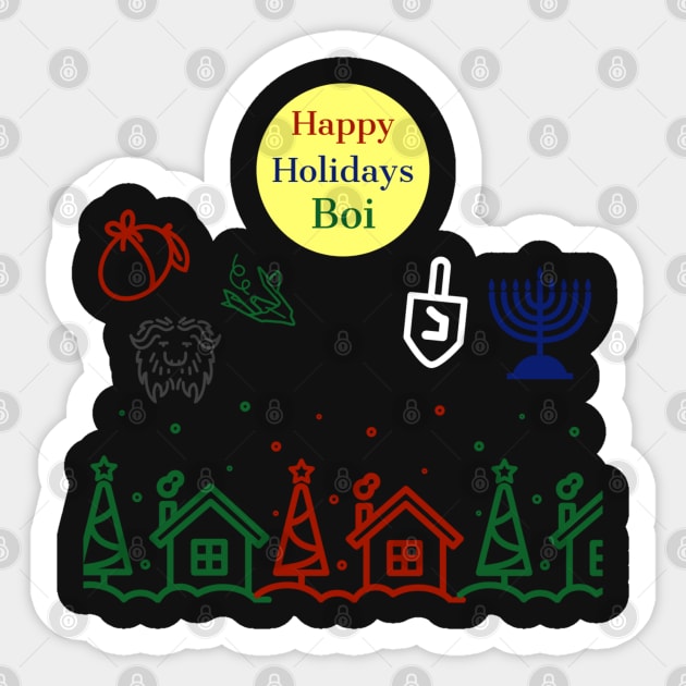 Happy Holidays Sticker by iMtHrEw2